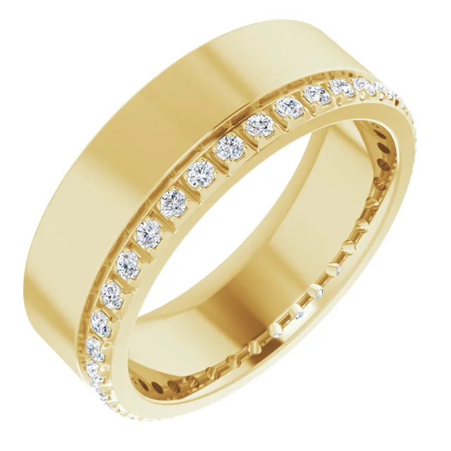 14K Yellow 1/3 CTW Lab-Grown Diamond- Ring Size 6