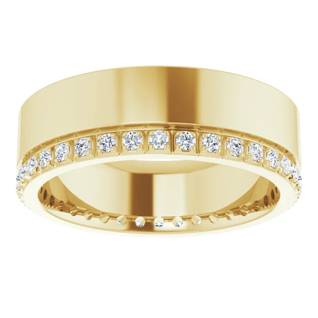 14K Yellow 1/3 CTW Lab-Grown Diamond- Ring Size 6