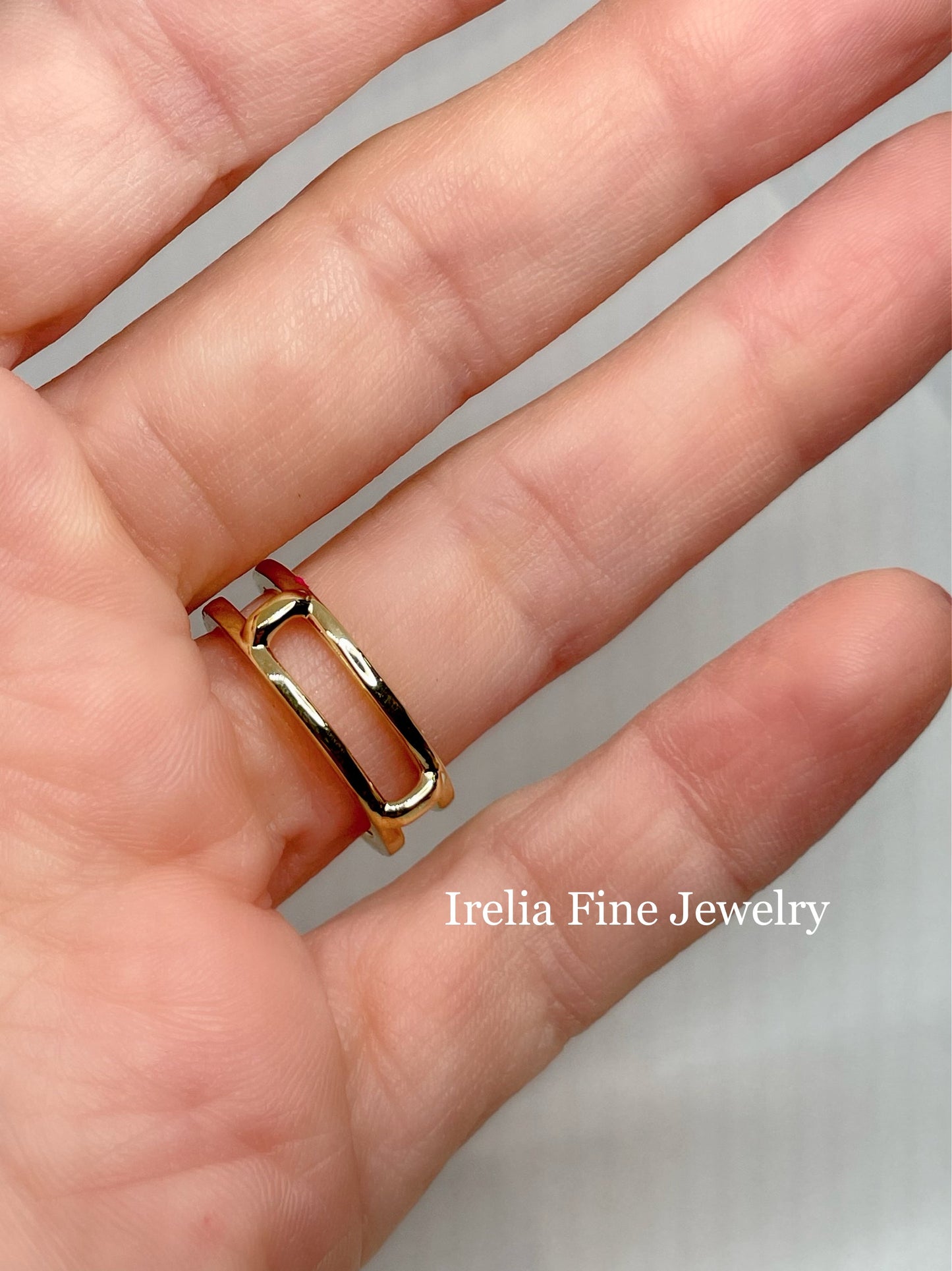 14K Yellow 1/4 CTW Natural Diamond Accented V-Shaped Ring Guard