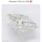 1.81 Lab Grown Princess Cut Diamond 