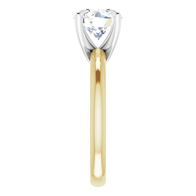 1.73 Carat Round Cut Lab Diamond Engagement Ring, Color D , Clarity VVS2, GIA 7448609738