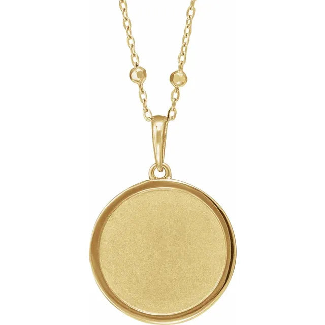 14K Yellow Gold Artemis Coin