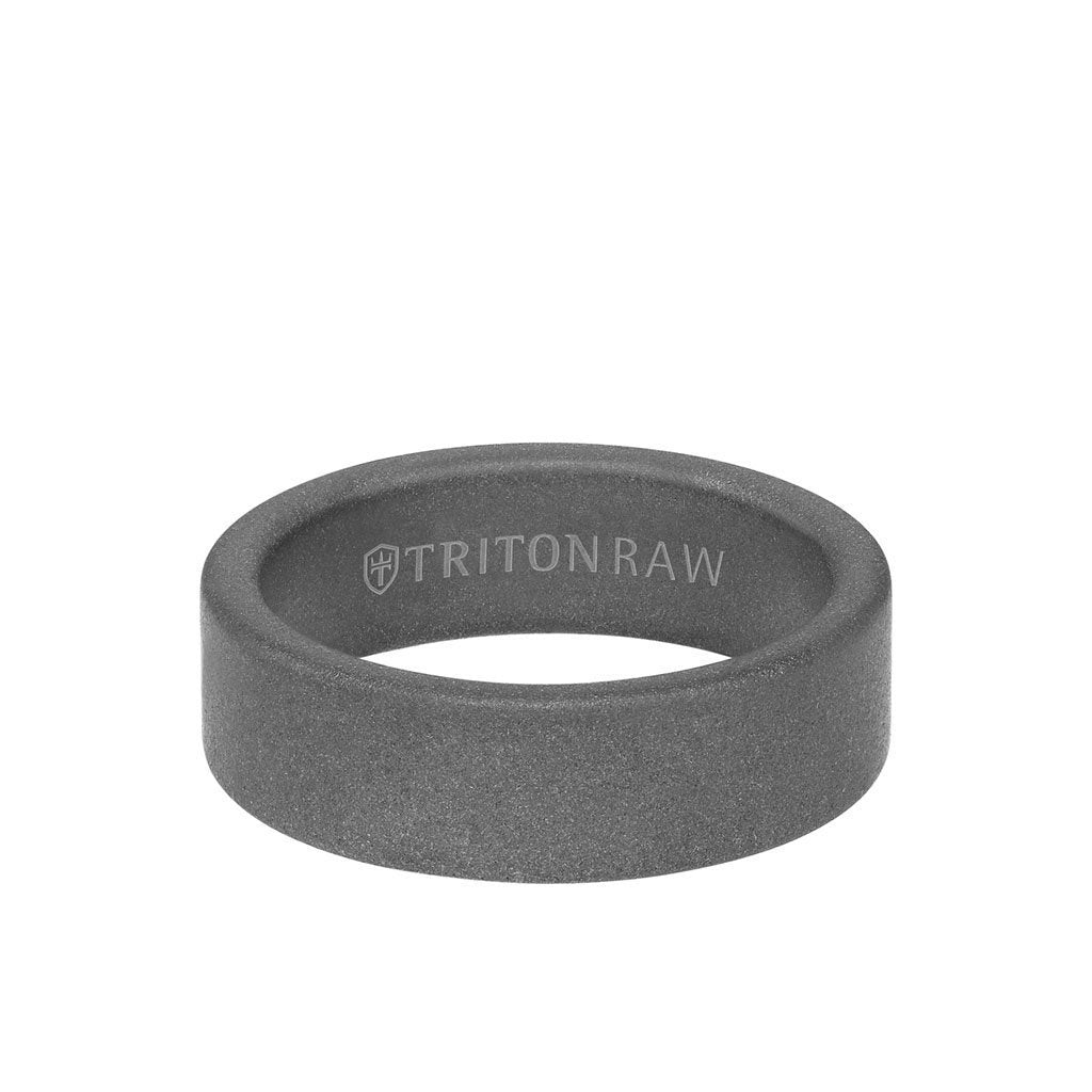 7mm Triton Tungsten Flat Raw Ring