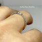 14K White Gold 1/4 CTW Marquise Natural Diamond Anniversary Band or Stackable Ring