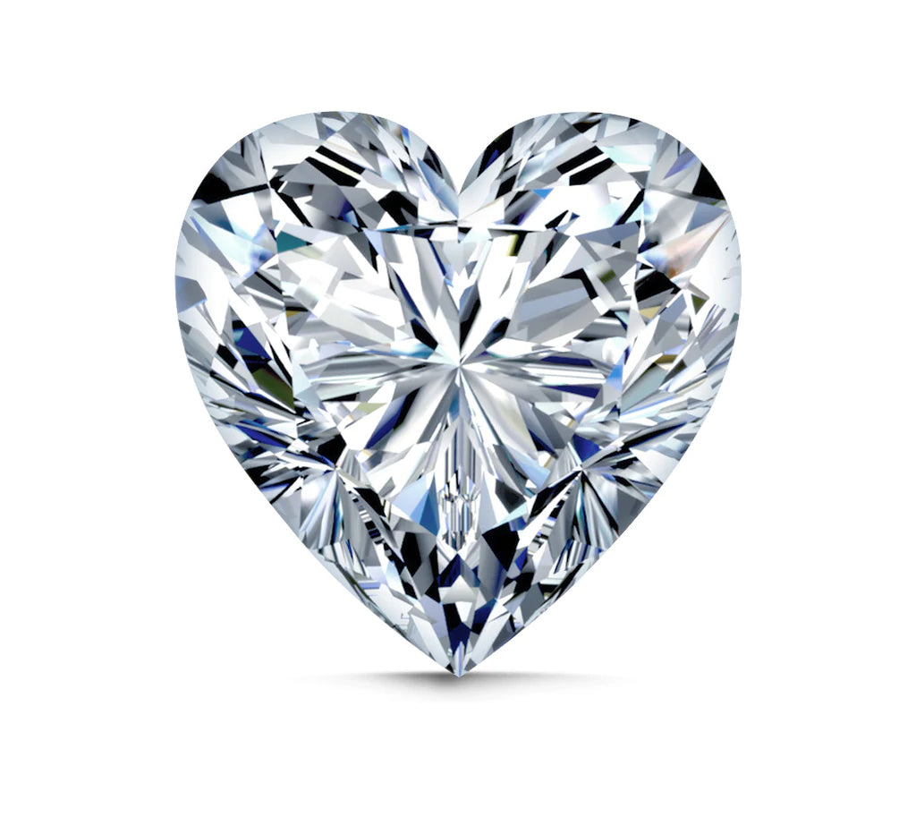 GIA Natural Heart Diamonds