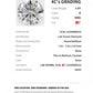 14k Yellow Gold Custom Setting with 1.57 Carat Round Cut Lab Diamond - Cert GCal 340960231