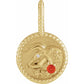 14k Yellow Gold Diamond and Gemstone Zodiac Pendants