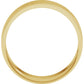 14K Yellow Gold  7 mm Wide Band Bold