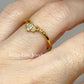 14K Yellow Gold .07 ct Marquise with Filagree Contour Band or Stackable