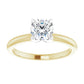 .90 Carat Round Diamond Color D, Clarity VS2 Solitaire Engagement Ring two tone