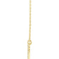 14K Yellow .08 CTW Natural Diamond Petite Heart comes with 16" Necklace