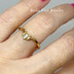 14K Yellow Gold .07 ct Marquise with Filagree Contour Band or Stackable