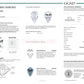 Pear 2.19 Lab Grown Diamond , Color G , Clarity VVS2, GCAL TRIPLE EXCELLENT Certificate LG330041526