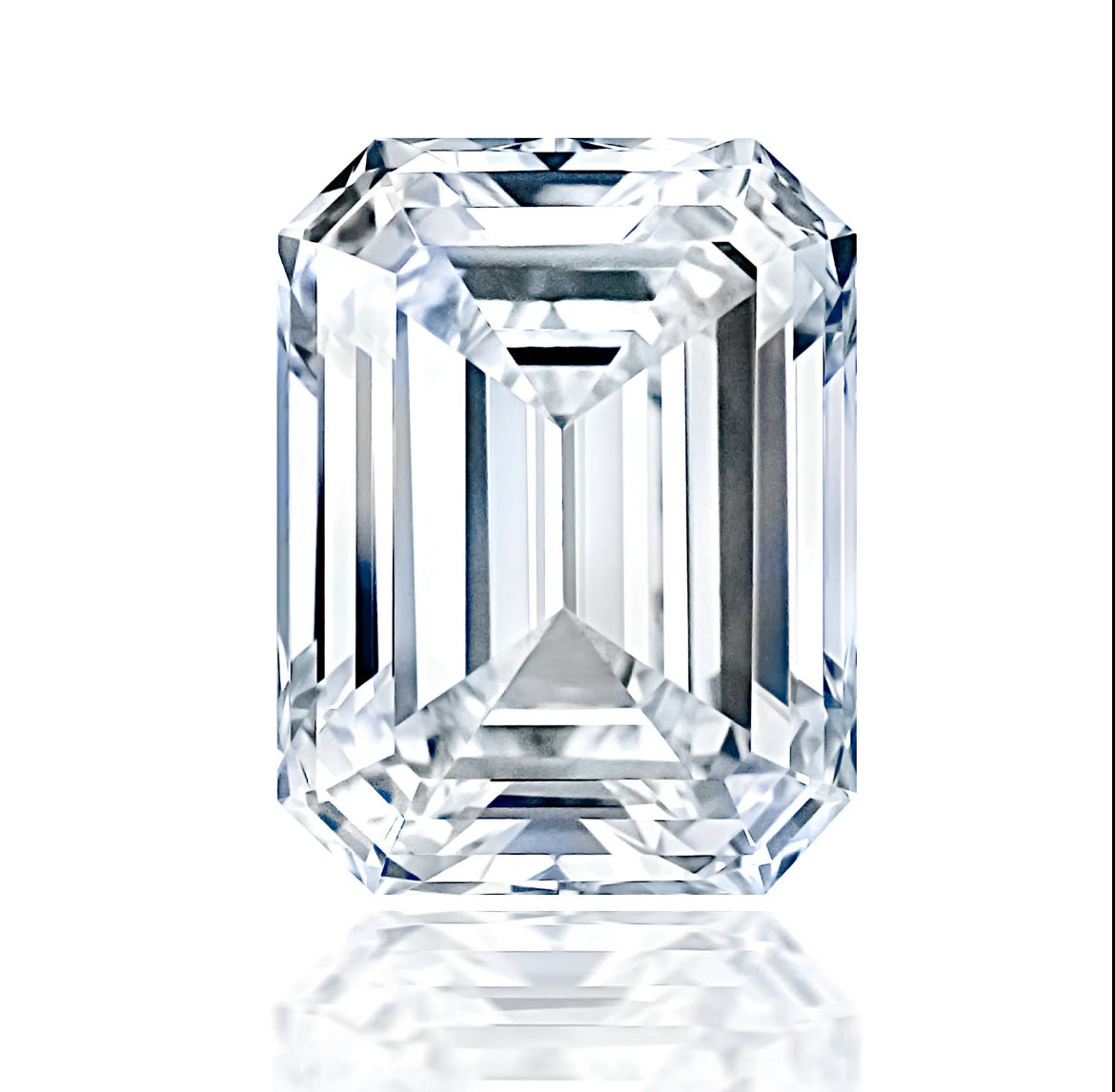 Emerald Cut 2.58 Carat Lab Grown Diamond , Color E , Clarity VS1 , GCAL Certificate LG340140441