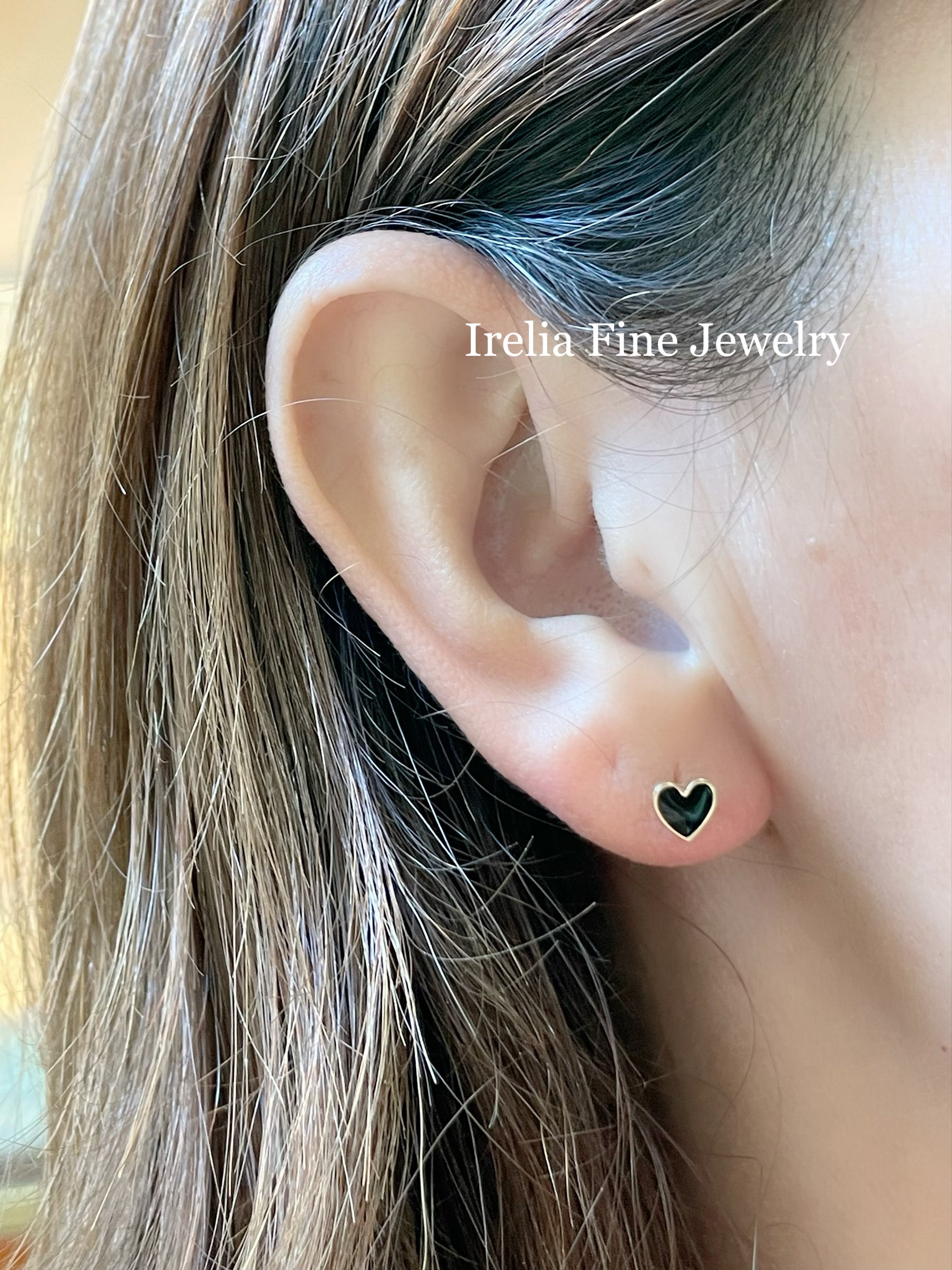 Mini Heart Earrings – MAUVESHOP