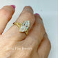 Custom Order - 18k Gold Milgrain Solitaire with Milgrain Edges center Lab Diamond Center