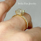 14k Yellow Gold Custom Setting with 1.57 Carat Round Cut Lab Diamond - Cert GCal 340960231