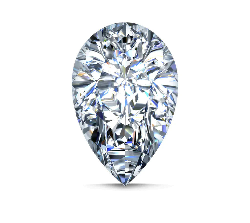 PEAR 1.62 Lab Grown Diamond , Color G , Clarity VS1, GCAL Certificate LG591398590