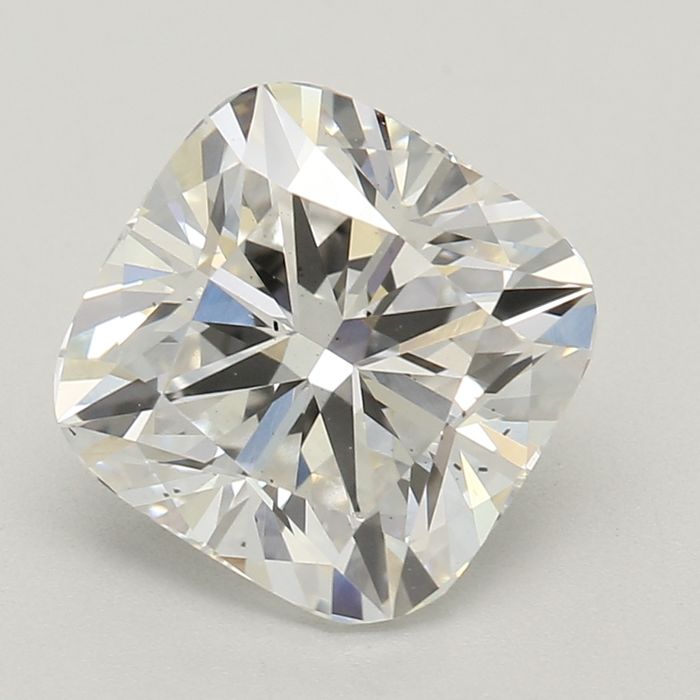 1.71 Lab Cushion Cut Diamond , Color G , Clarity VS2  Excellent and Very Good , Certificate GCAl300620074