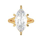 Custom Order - 18k Gold Milgrain Solitaire with Milgrain Edges center Lab Diamond Center