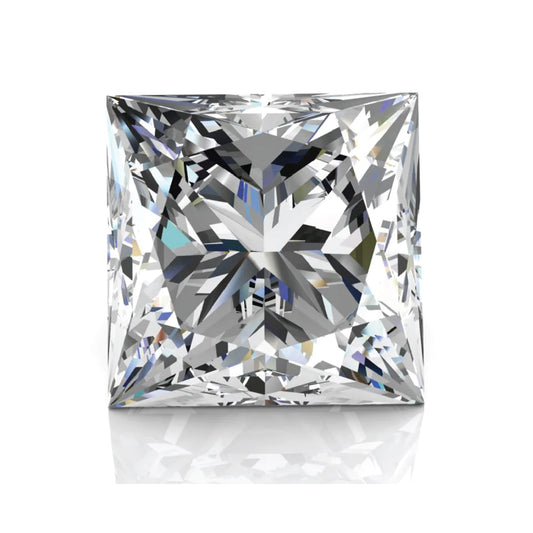 2.10 Lab Grown Princess Cut Diamond , Color F , Clarity VVS2 -LG621434106 + Triple Excellent