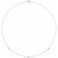 14K White 1/6 CTW Natural Diamond 3-Station, Comes with 14k Gold 18" Necklace