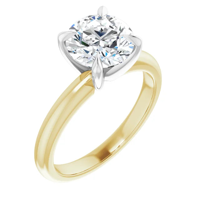 1.73 Carat Round Cut Lab Diamond Engagement Ring, Color D , Clarity VVS2, GIA 7448609738