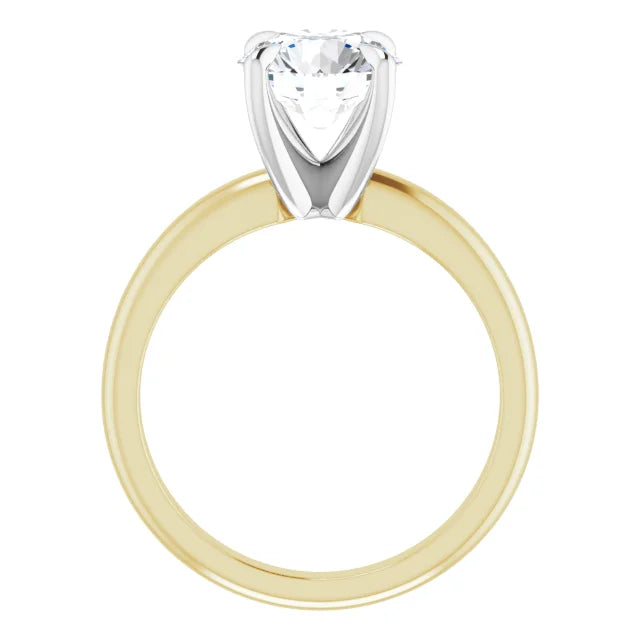 1 & 2 Carat Round Cut Lab Diamond Engagement Ring, Color D , Clarity VVS2 - CERTIFIED IGI