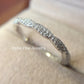 14K Gold & 1/6 ct Diamond Rope Band Wedding Anniversary Stackable Ring