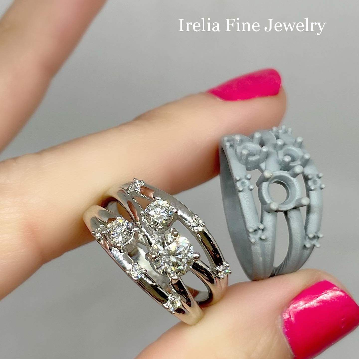 Redesign Engagement Ring & Band to Custom Create a Ring Hand Ring ...