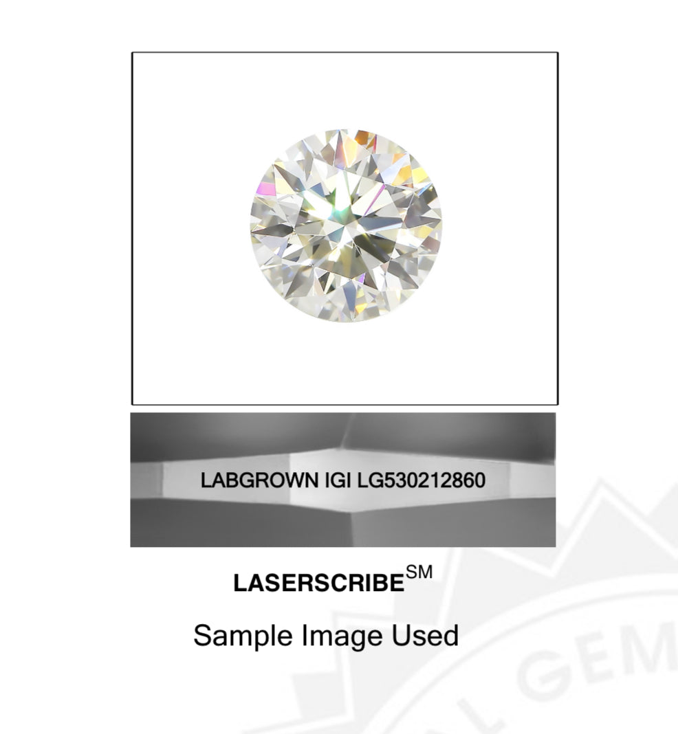 SOLD = ROUND 3.23 Carat Round Lab Grown Diamond, IGI , Color G , Clarity VS2 , IDEAL + EXCELLENT Available For Purchase call 619-234-1423
