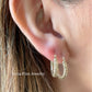14k gold mesh earrings