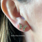 butterfly earring studs 